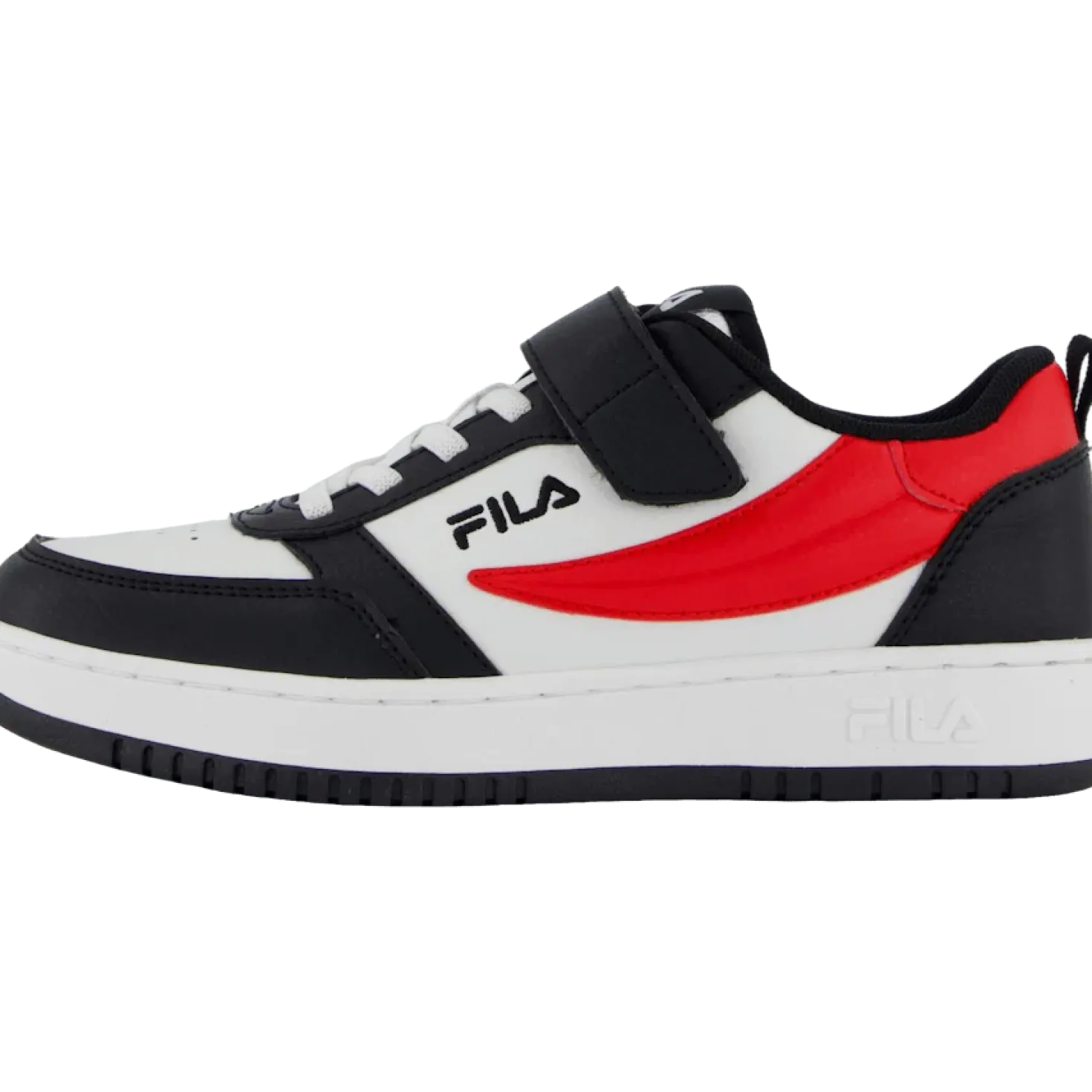 Fila Rega Nf Velcro Kids Black-fila Red