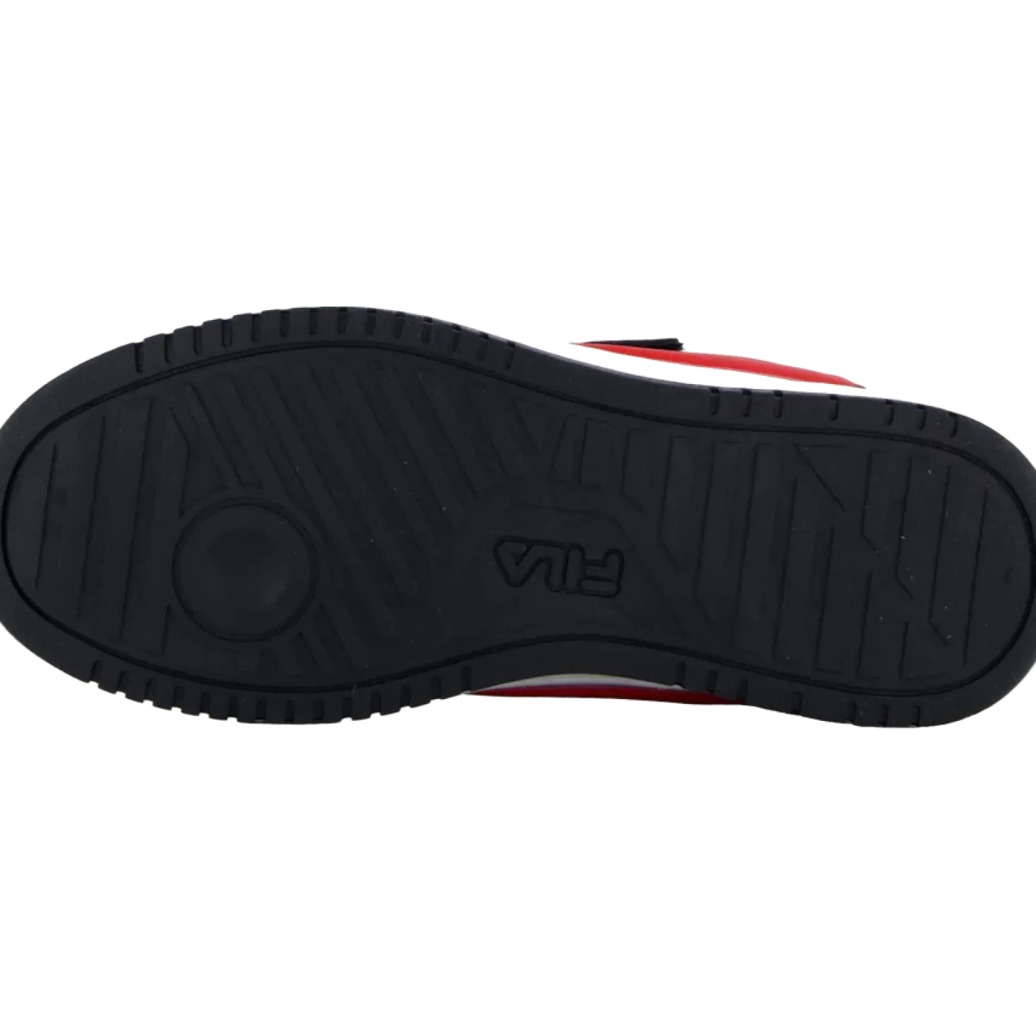 Fila Rega Nf Velcro Kids Black-fila Red