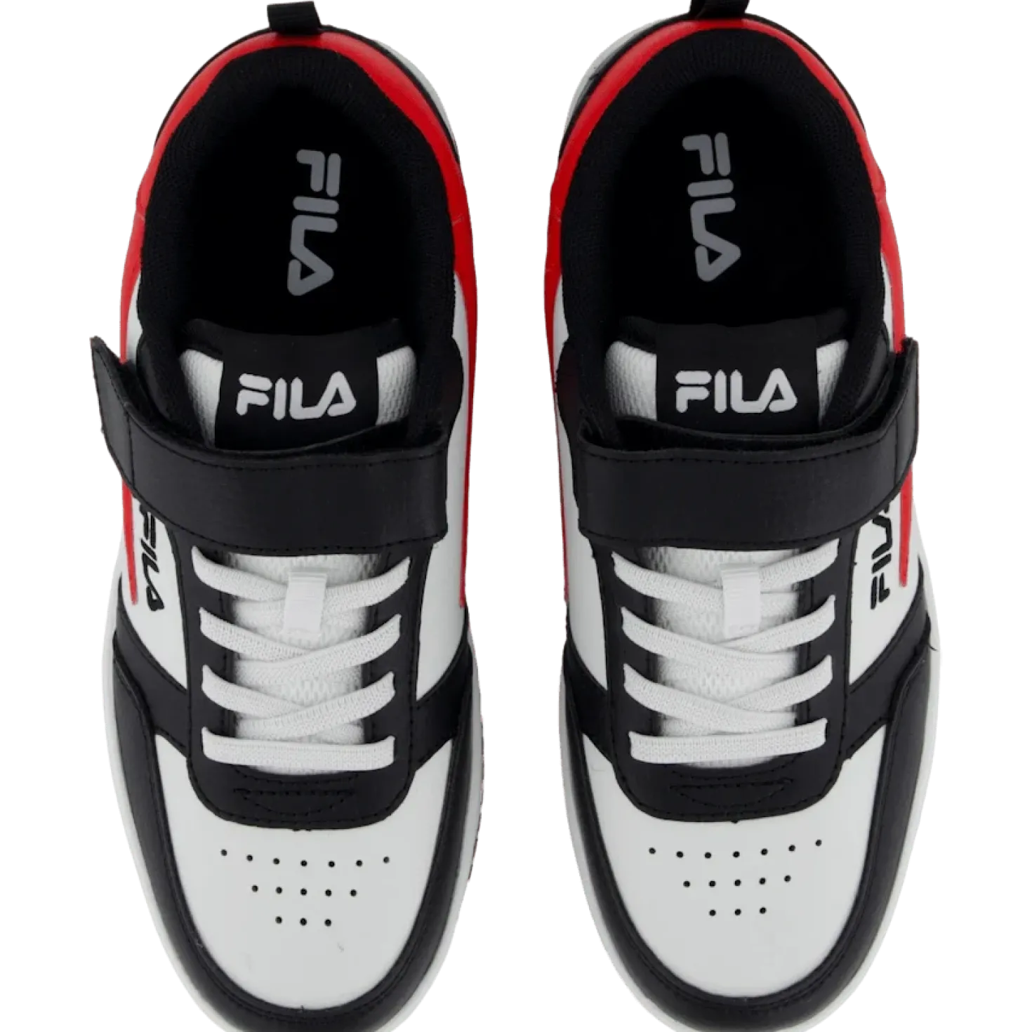 Fila Rega Nf Velcro Kids Black-fila Red