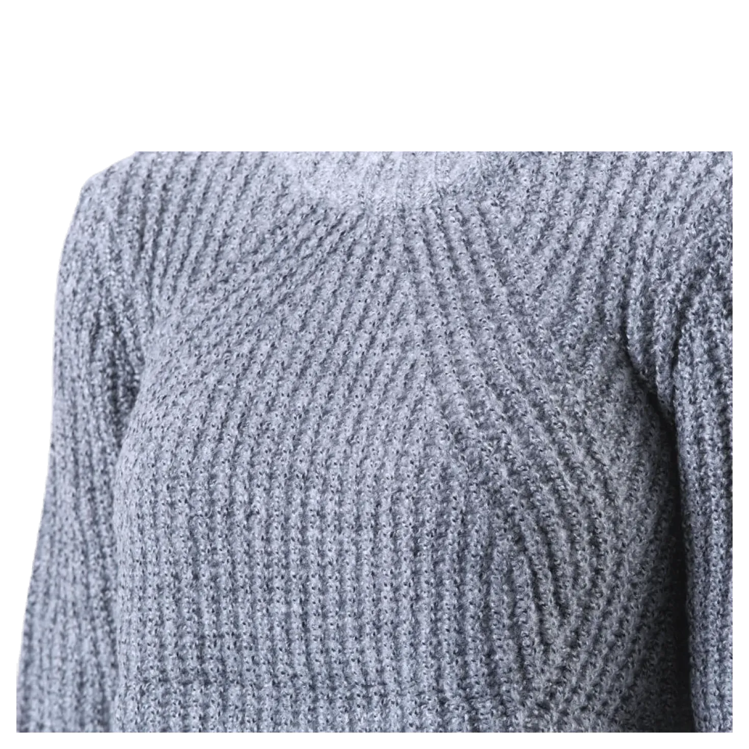 Fiona L/S Pullover Knt Grey
