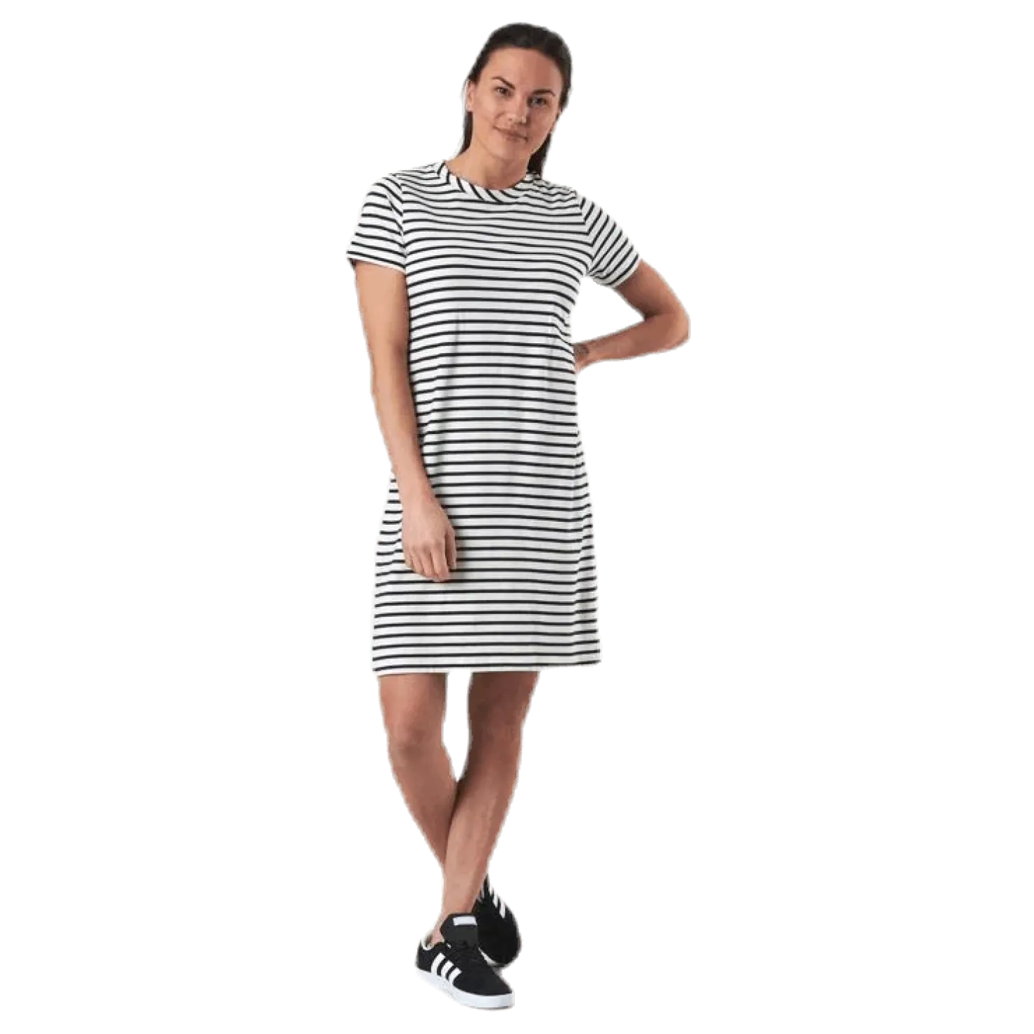 Fiona Tee Dress Blue/White