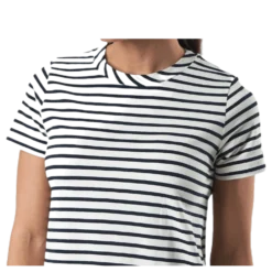 Fiona Tee Dress Blue/White