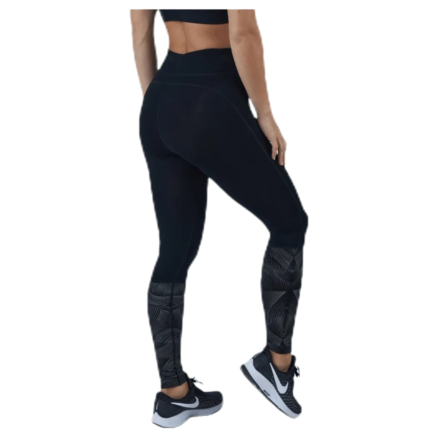 Firm Winter Compression Tights Black