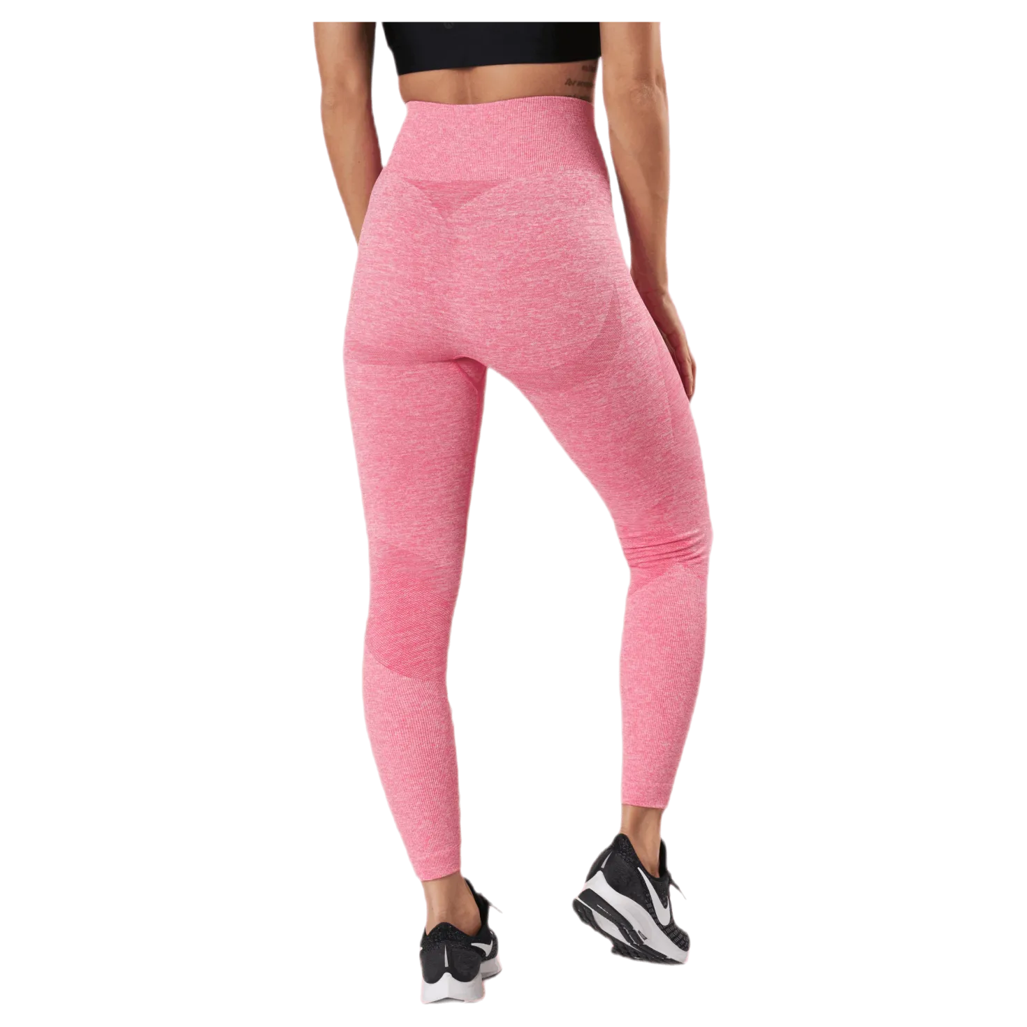 Fitness Melange Tights Pink
