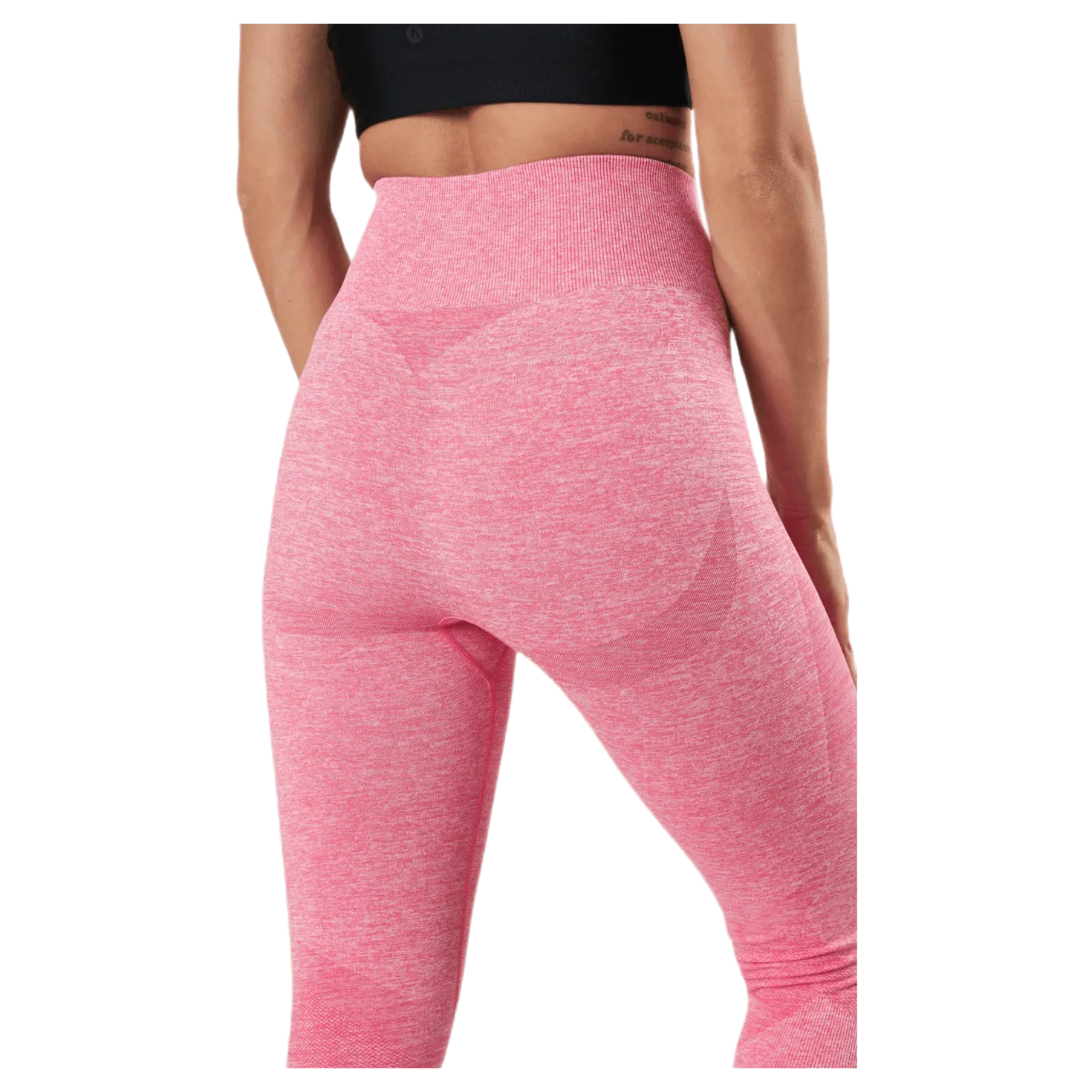 Fitness Melange Tights Pink