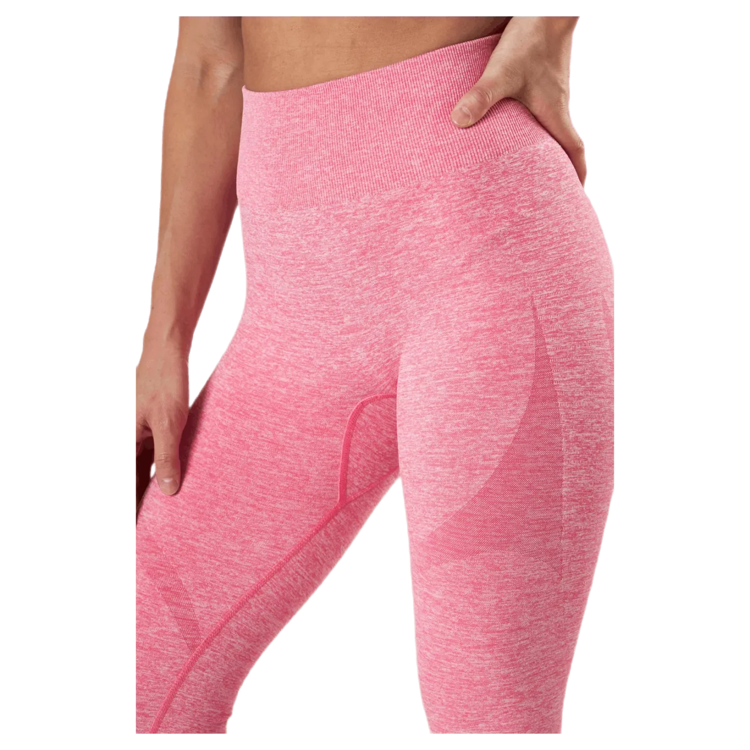 Fitness Melange Tights Pink