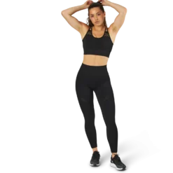 Fitness Seamless Mesh Bra Black