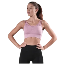 Fitness Seamless Mesh Bra Pink
