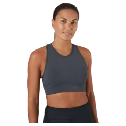 Fixed High Support Bra Black / Grey