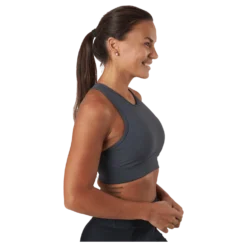 Fixed High Support Bra Black / Grey