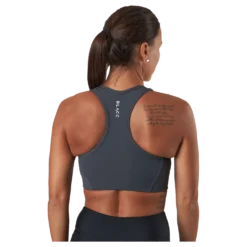 Fixed High Support Bra Black / Grey