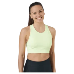 Fixed High Support Bra Green