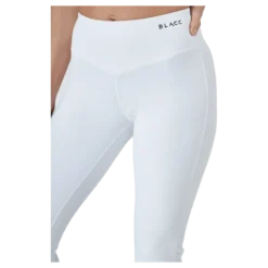 Flatter High Waist Flare Pants White