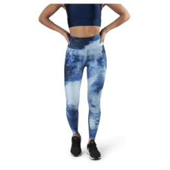 Flattering Keira Printed Tights Blue