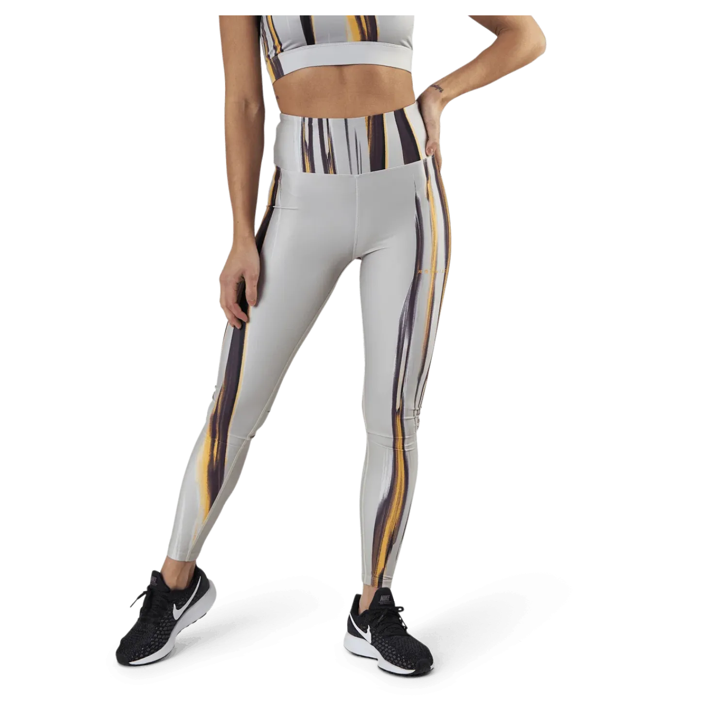 Flattering Keira Printed Tights Beige