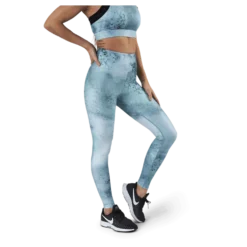 Flattering Keira Printed Tights Green