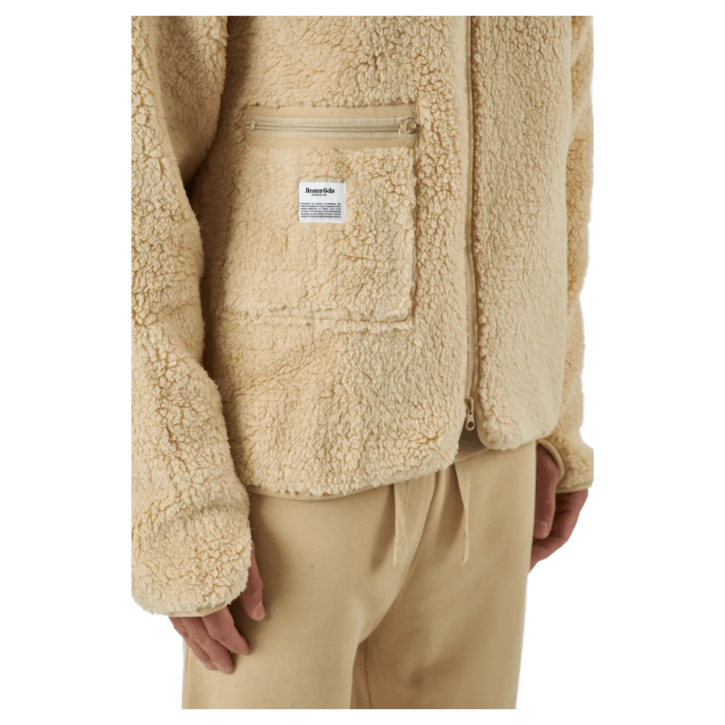 Fleece Jacket Beige