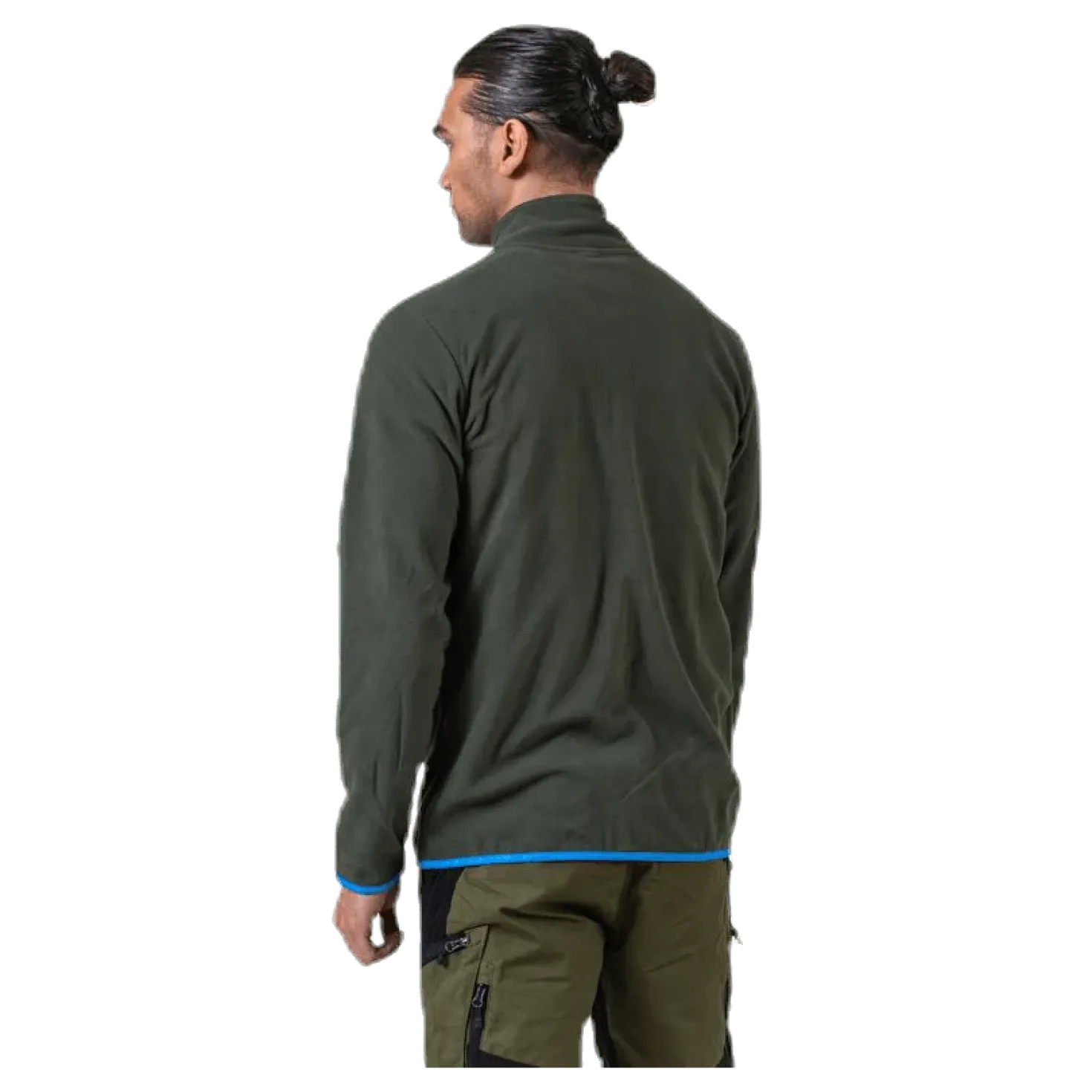 Fleece Jacket Olive green/Blue
