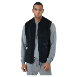 Fleece Vest Black