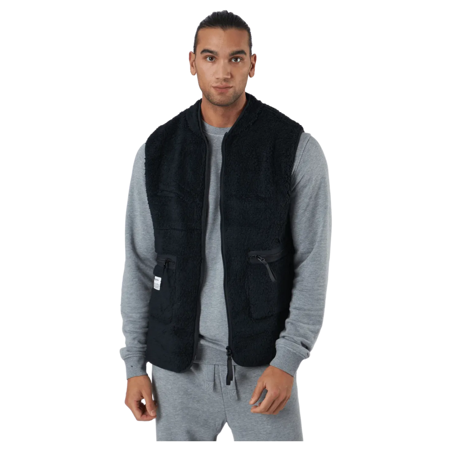 Fleece Vest Black