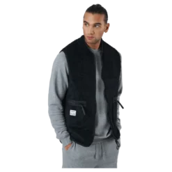 Fleece Vest Black