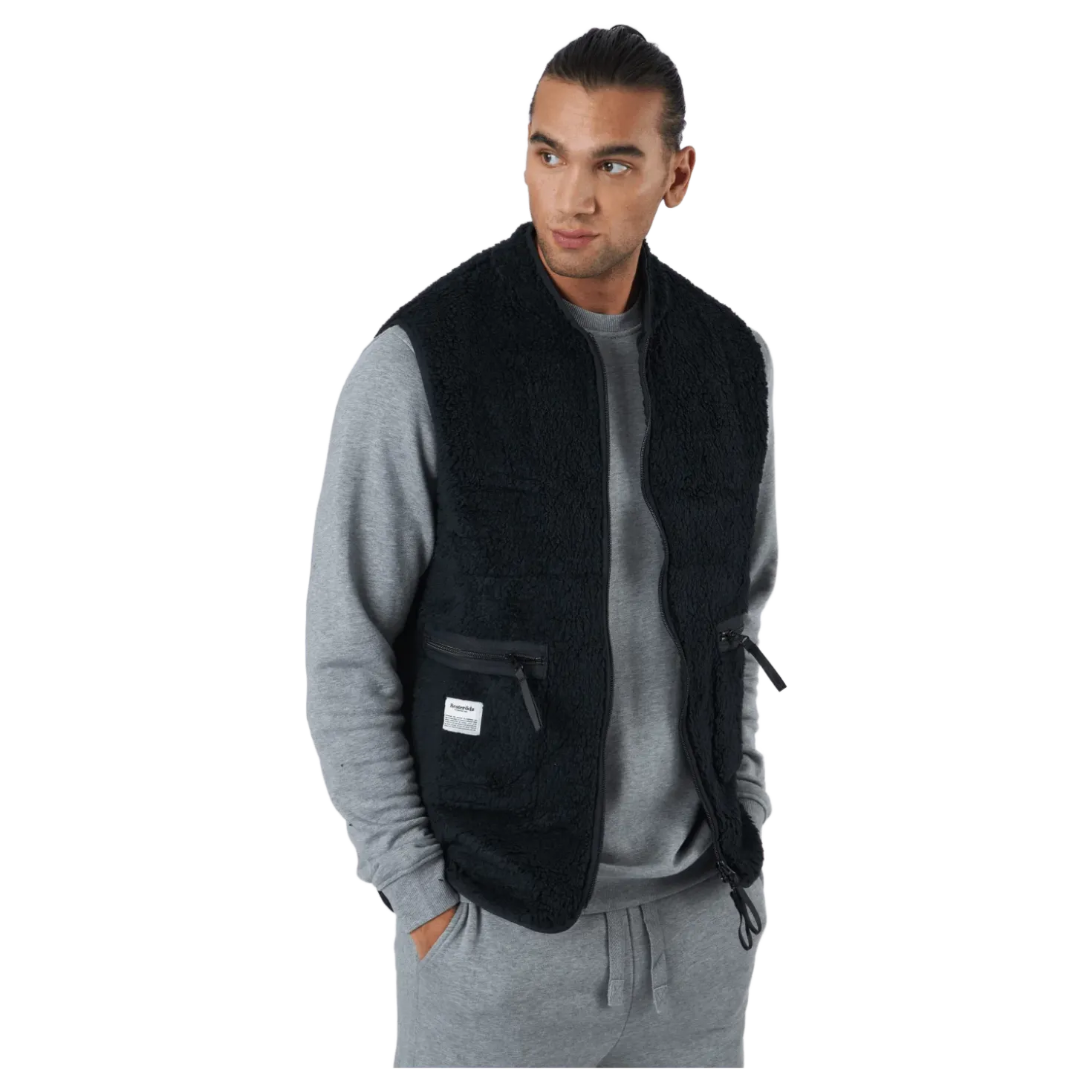Fleece Vest Black