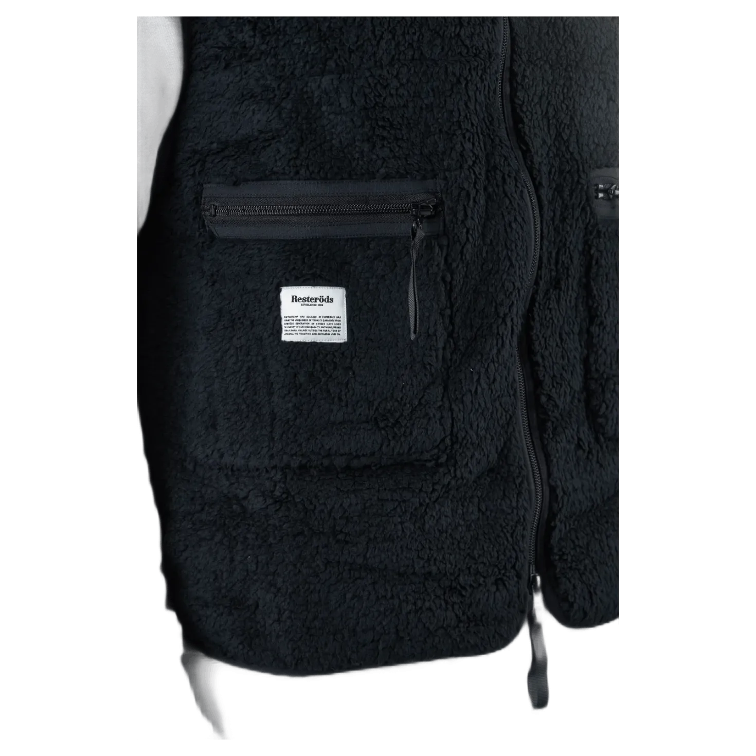 Fleece Vest Black