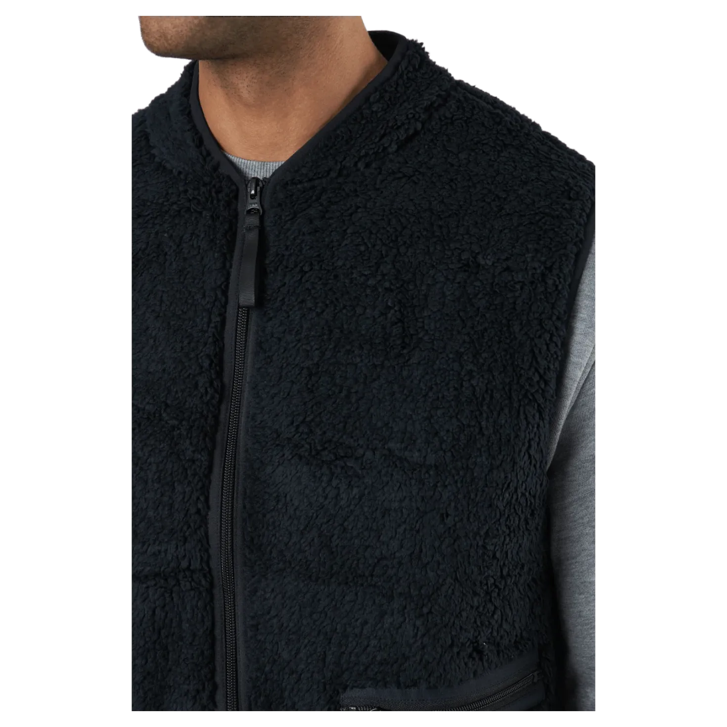 Fleece Vest Black