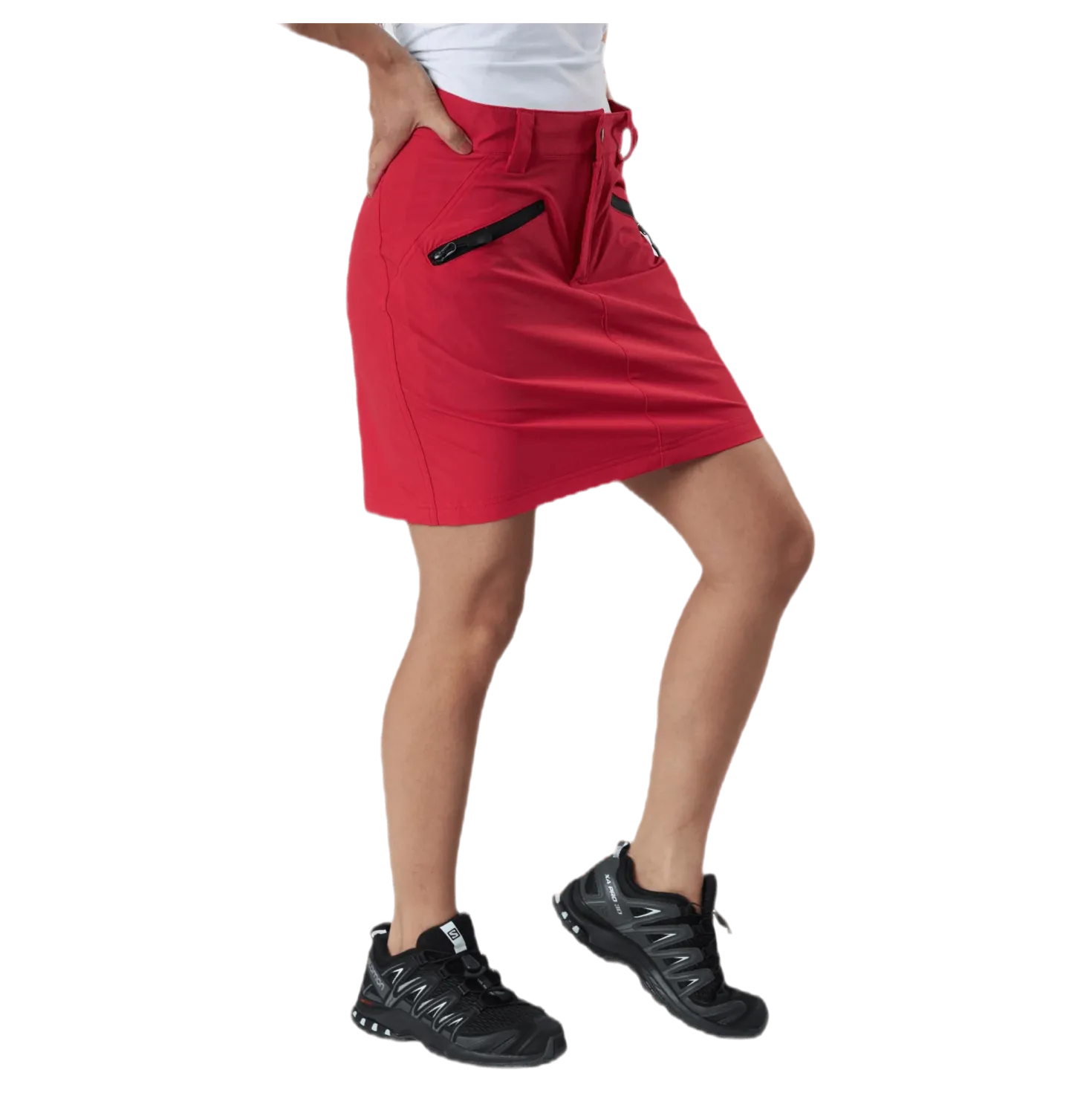 Flexi Skort Skirt Molten red