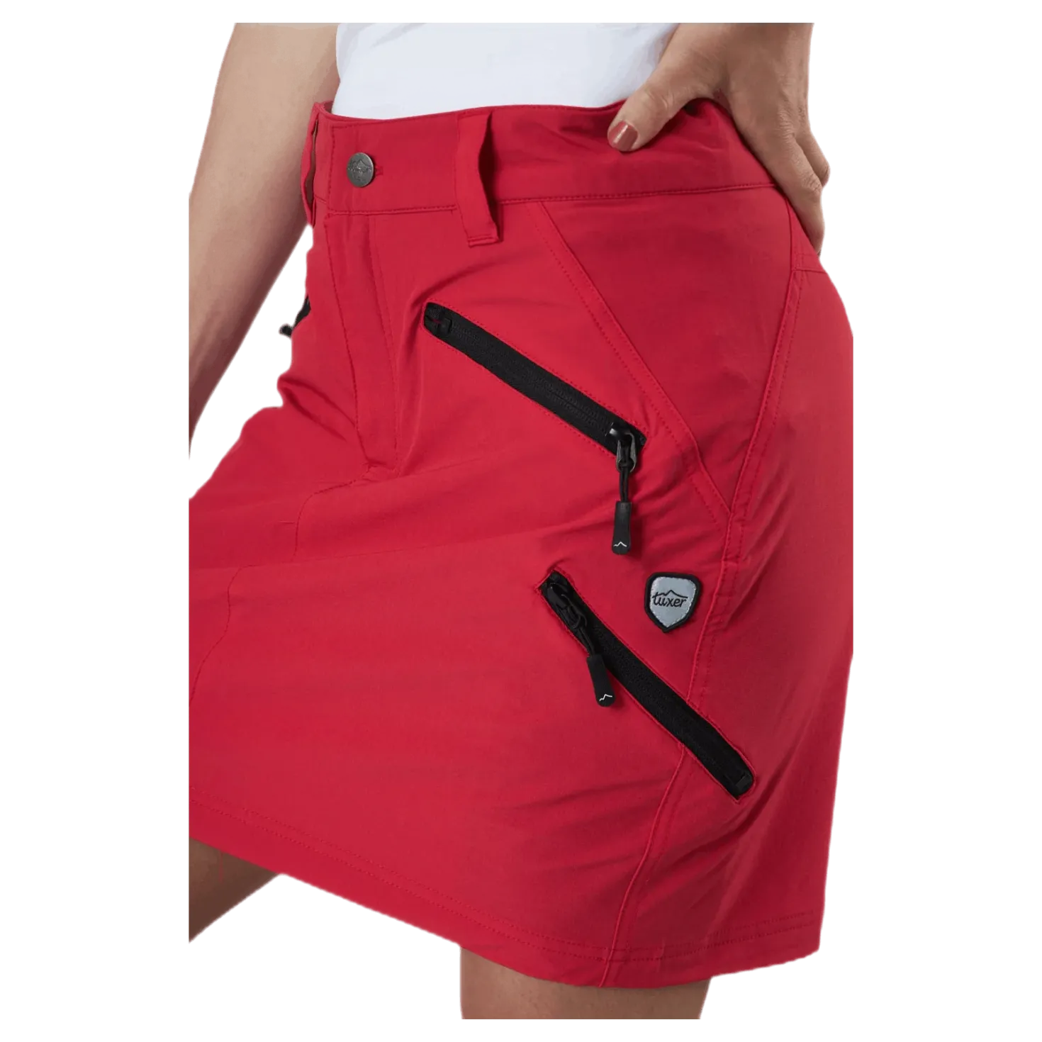 Flexi Skort Skirt Molten red