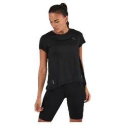 Flowing Running Tee Black