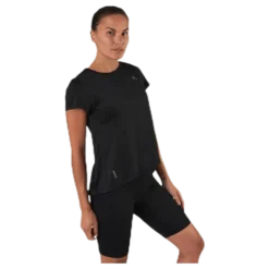 Flowing Running Tee Black