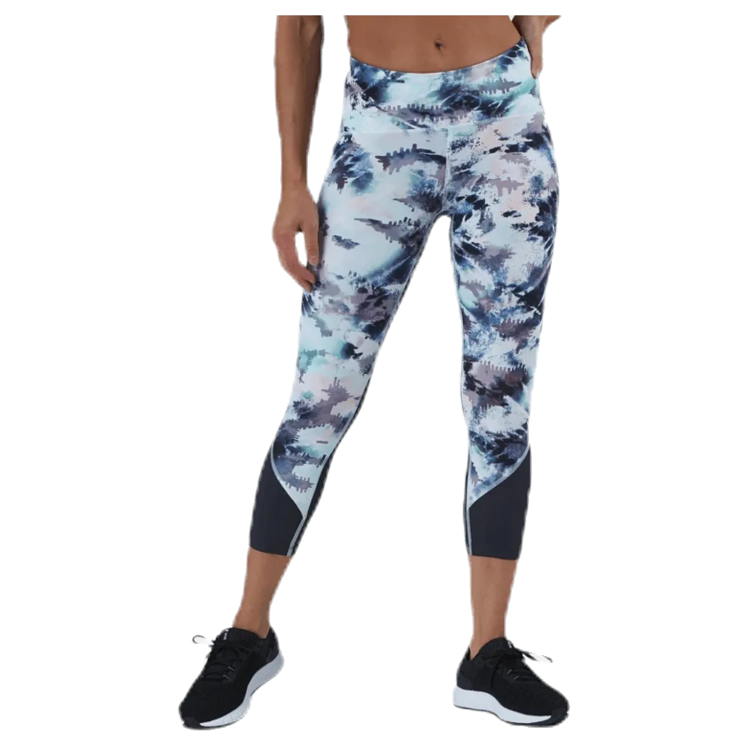 Fly Fast Printed Crop Blue