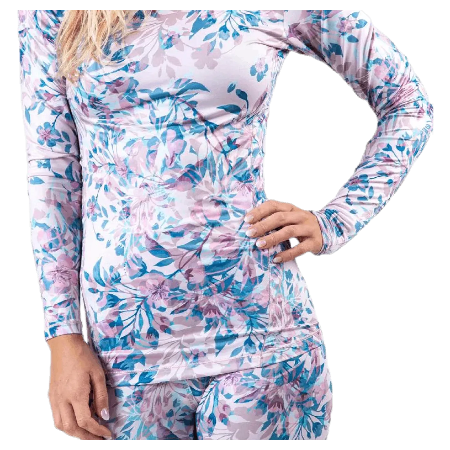 Forget-Me-Not Printed L/S Tee Patterned