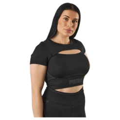 Formknit Seamless Baby Tee Puma Black-strong Gray