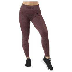 Formknit Seamless High Waist 7 Dusty Plum-leopard Print