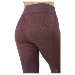 Formknit Seamless High Waist 7 Dusty Plum-leopard Print