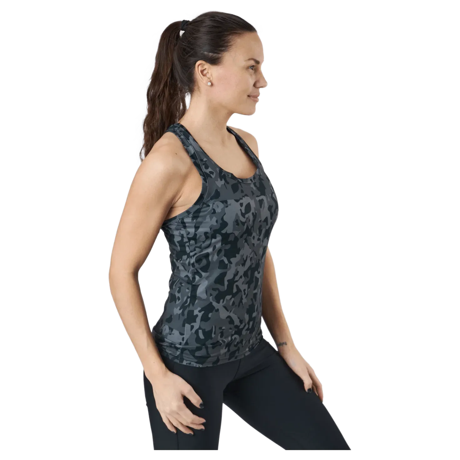 Form Tank Patterned/Grey