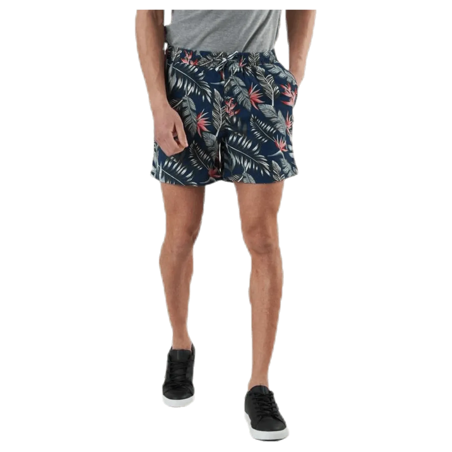 Free Jogger Shorts Print Blue