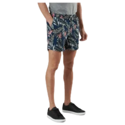 Free Jogger Shorts Print Blue