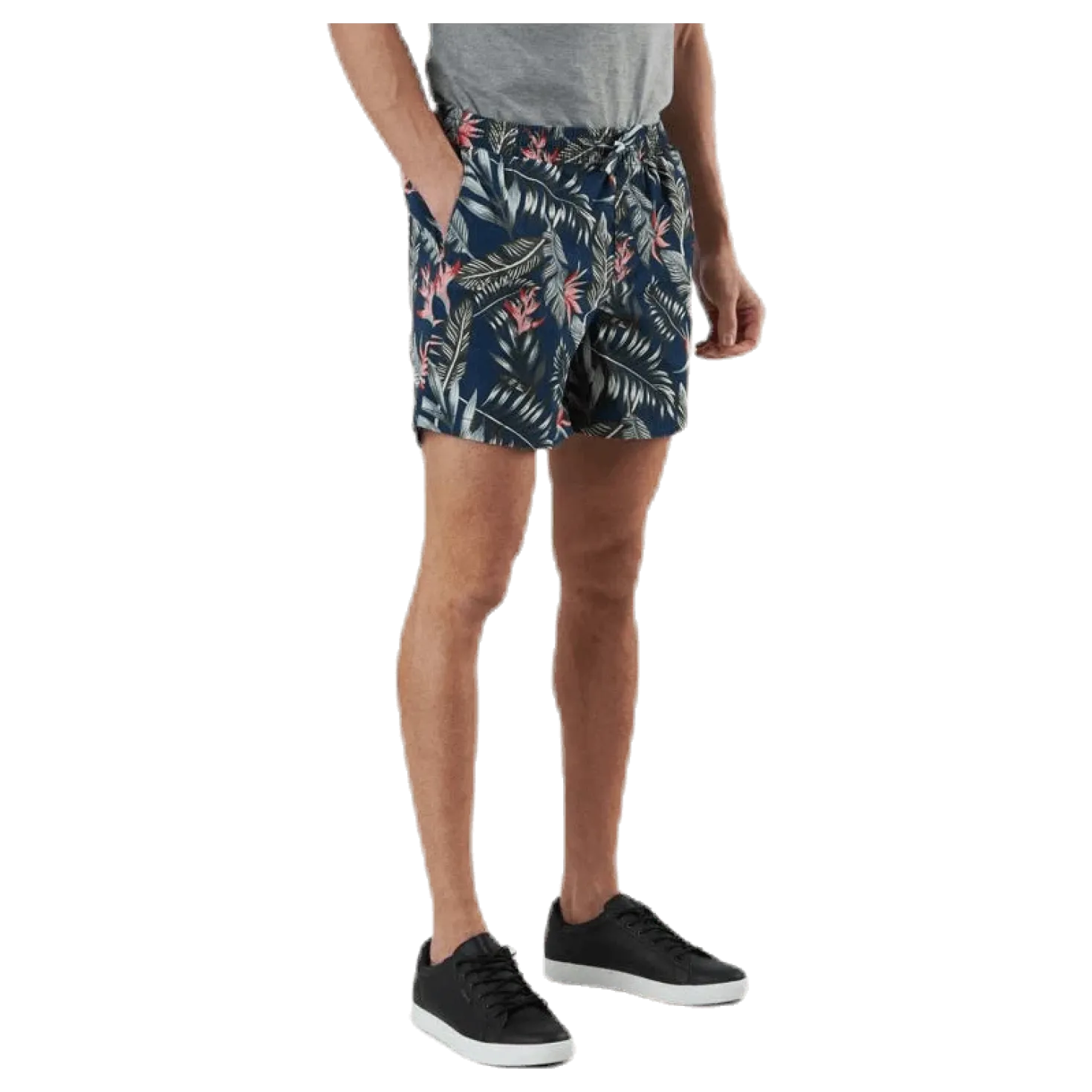 Free Jogger Shorts Print Blue