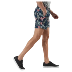 Free Jogger Shorts Print Blue