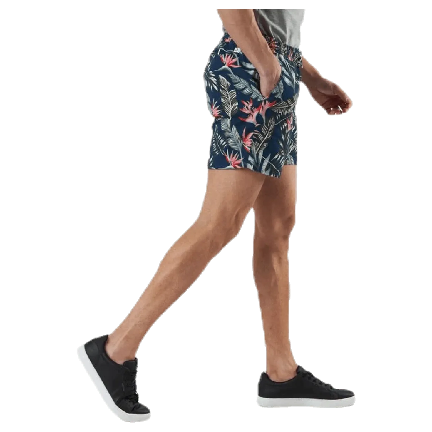 Free Jogger Shorts Print Blue