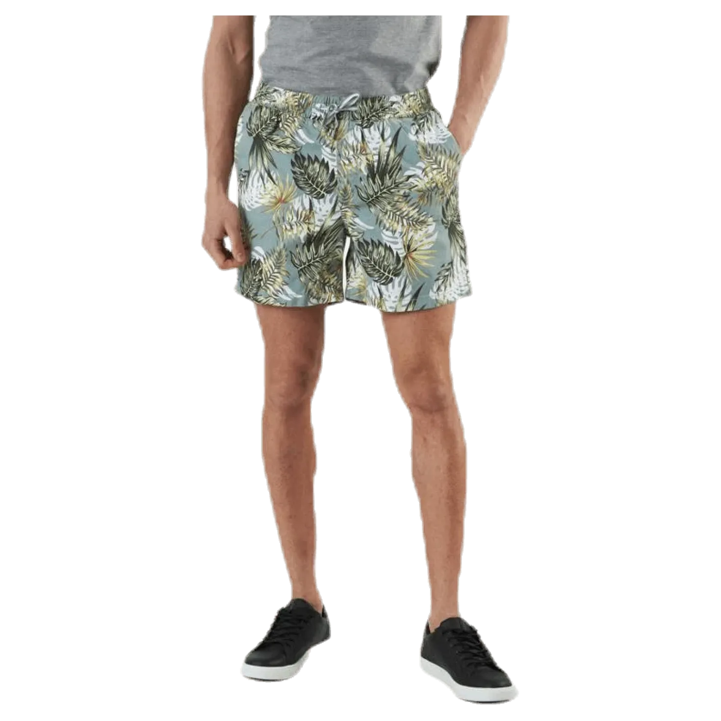 Free Jogger Shorts Print Green