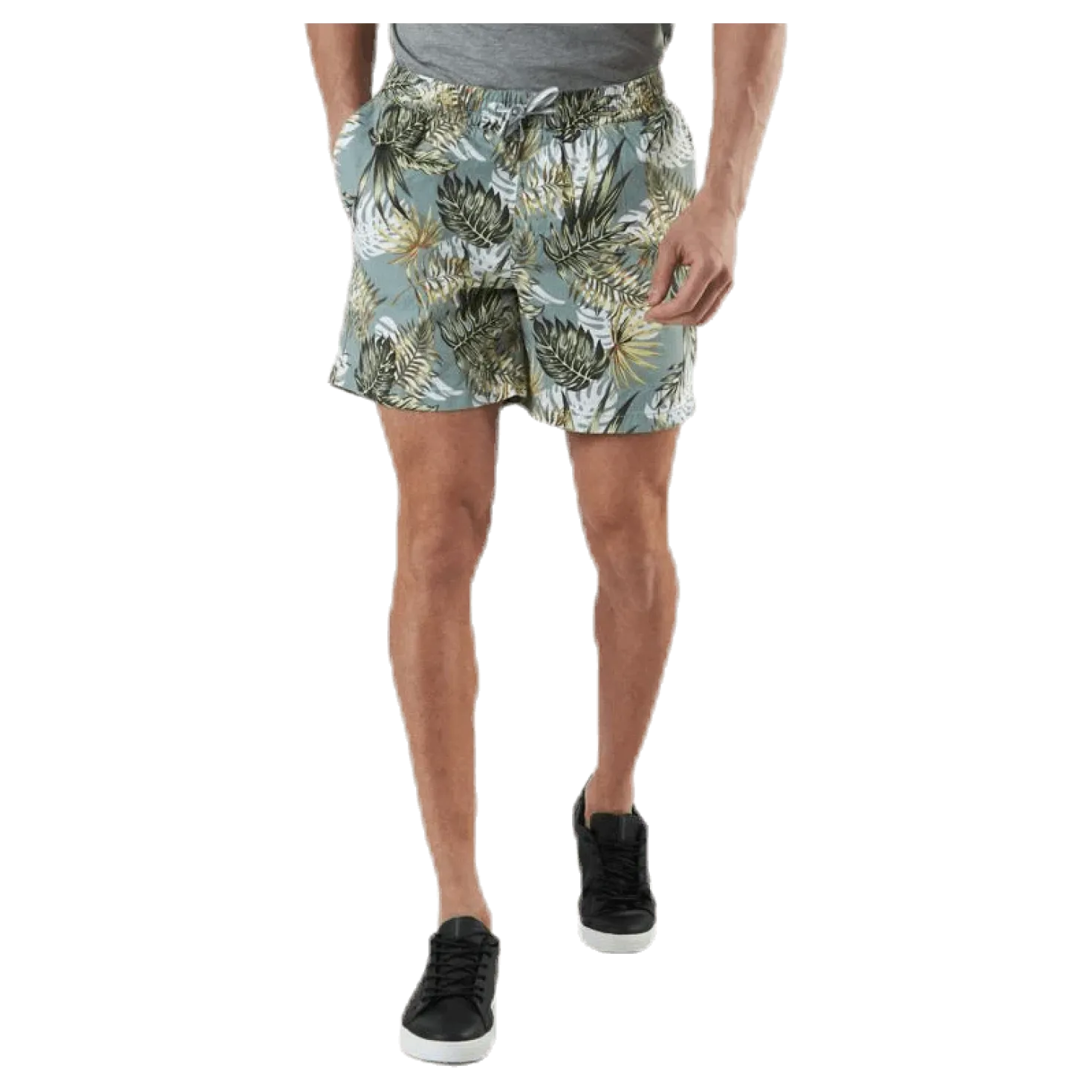 Free Jogger Shorts Print Green
