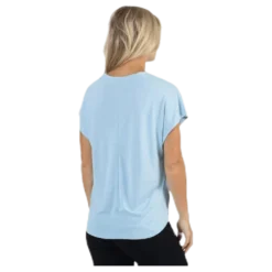 Free Life S/S O-Neck Top Jrs Blue