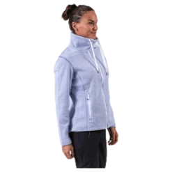 Freida Melange Fleece Jacket Purple