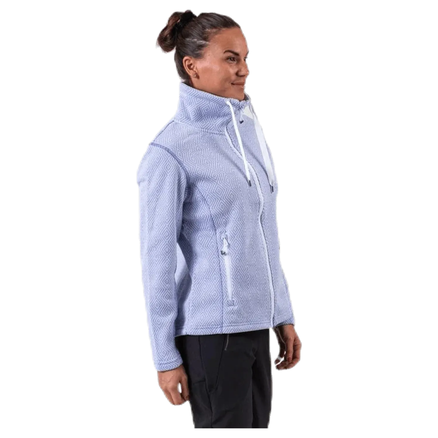 Freida Melange Fleece Jacket Purple