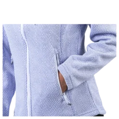 Freida Melange Fleece Jacket Purple