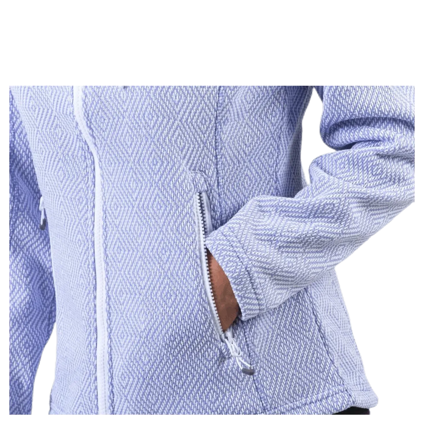 Freida Melange Fleece Jacket Purple